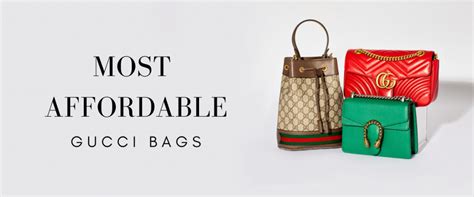 what is the cheapest thing on gucci|most affordable gucci bag.